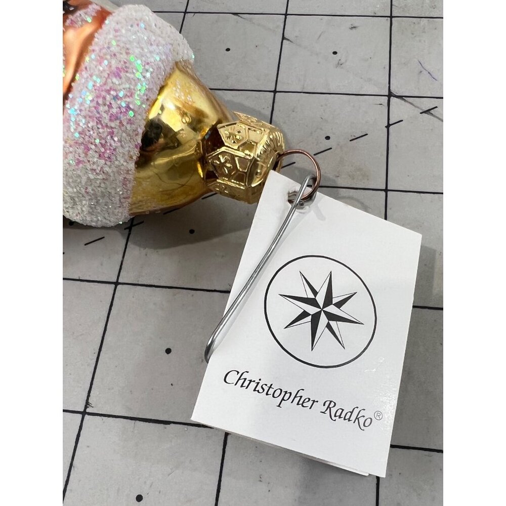 Christopher Radko Santa Christmas Ornament Pot O’ Gold “BRK” Berkshire Hathaway - Picture 3 of 9
